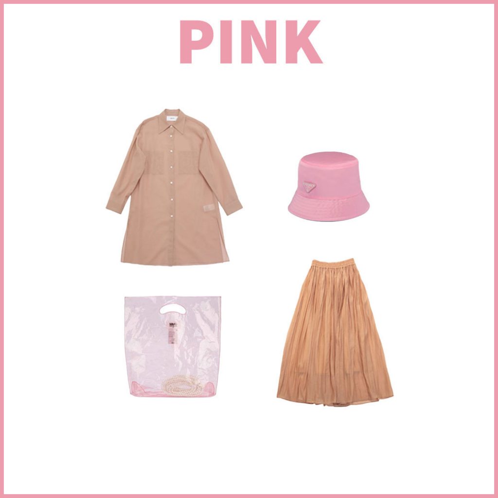レディースアパレルブランド2021年春夏ENTOのピンクお洋服を使ったピンク特集