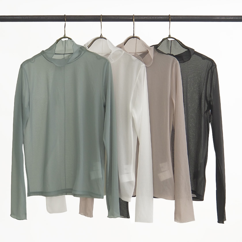 シアーメローハイネック