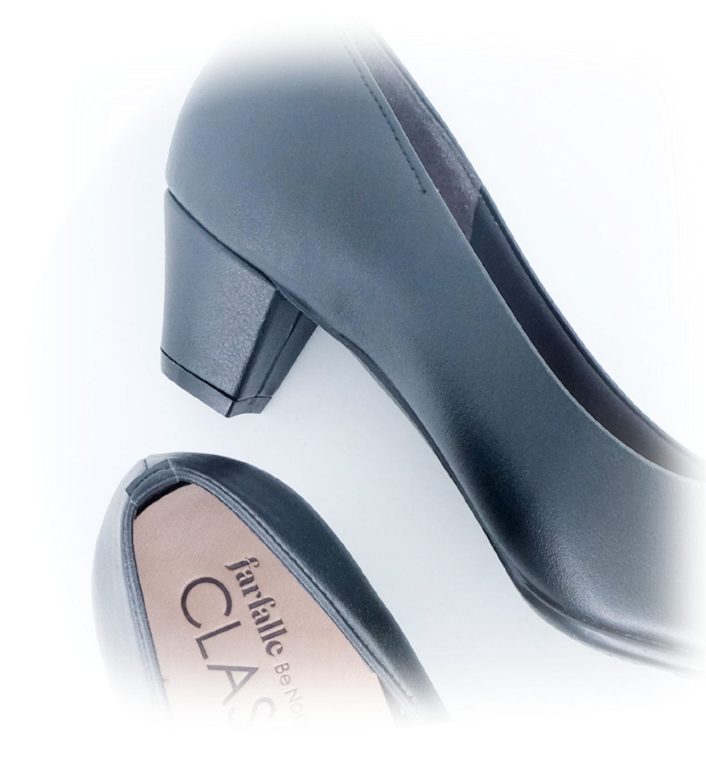 三井化学株式会社の新素材 形状記憶シートhumofit ヒューモフィット を使用した株式会社クロシェのパンプス ファルファーレクラシカルシリーズ