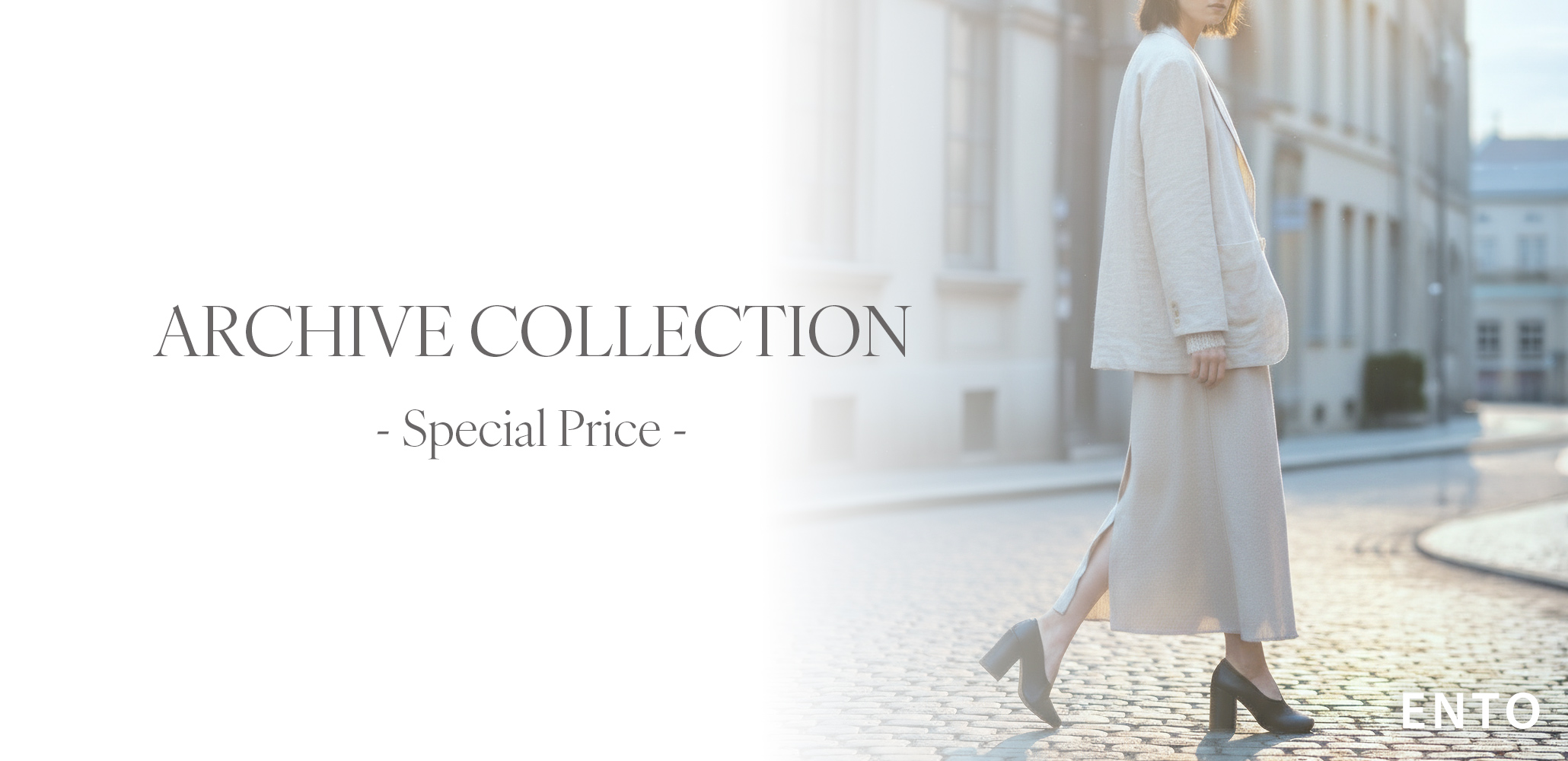 レディースファッションブランドento(エント)アーカイブコレクションを特別価格で。
