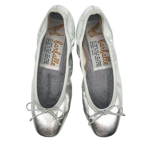 スクエアトゥバレエにはインソールにフェイクファーが付いたタイプもあります