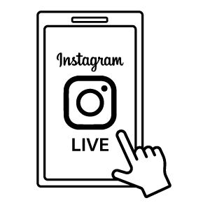 インスタLiveをチェック