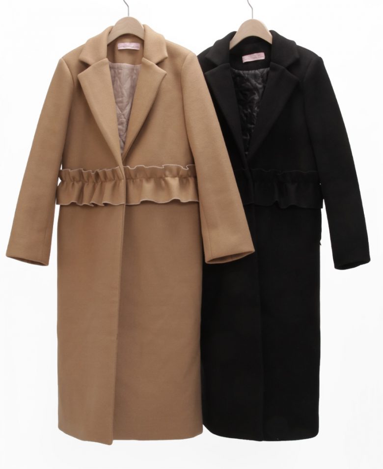 ウエストフリルコート