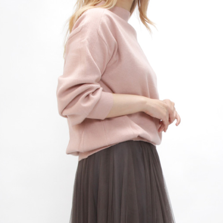 もちもちハイネックニットブラウジング