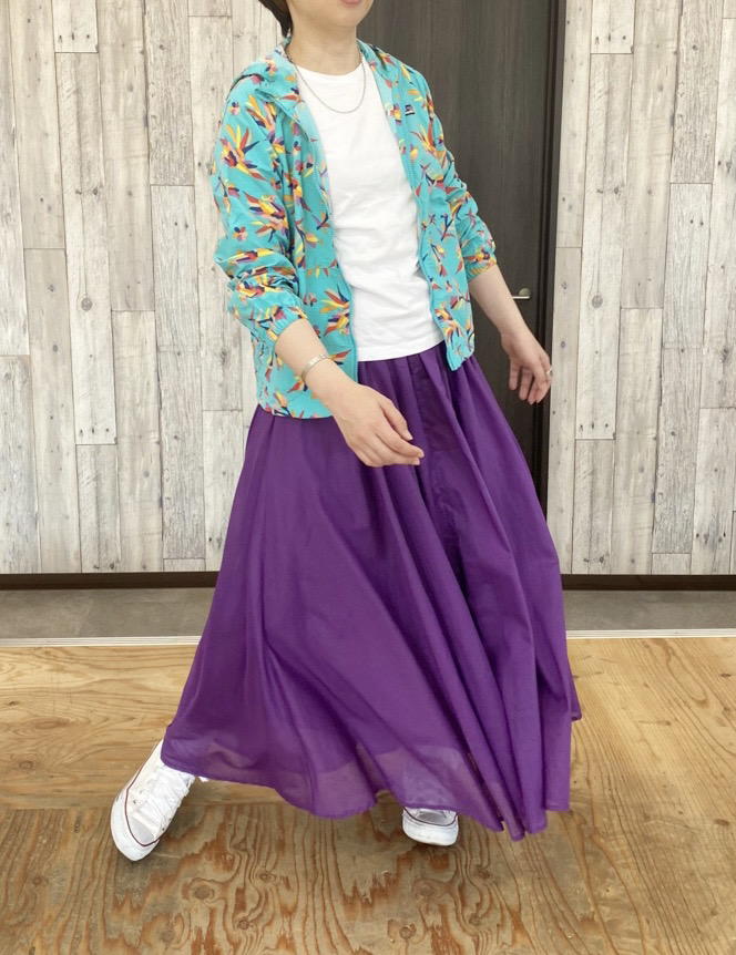 サマースカート パープル