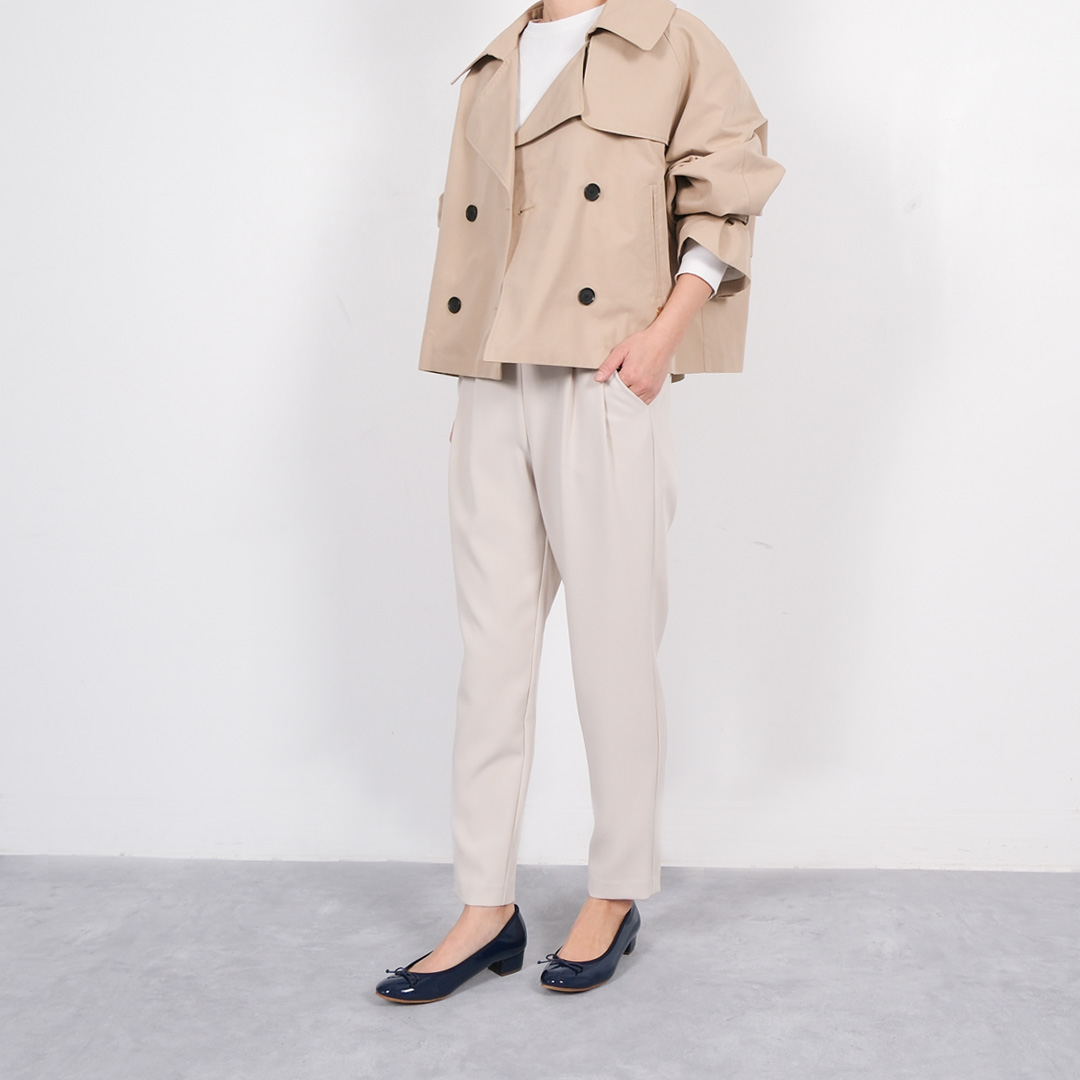 スタイルアップして疲れにくい、3cmヒール付きのバレエシューズ。還暦のお祝いや母の日ギフトに。